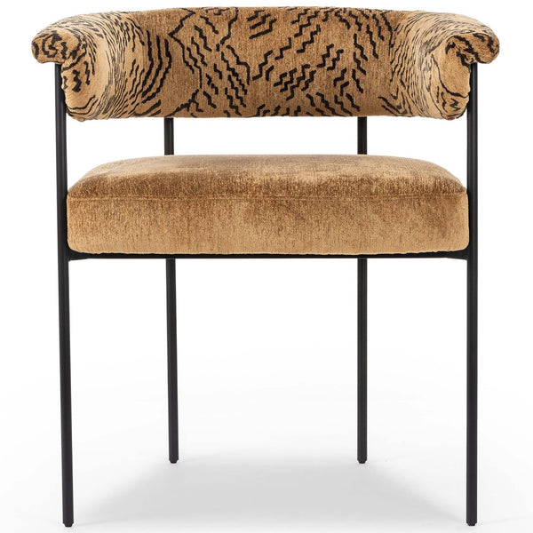 Home Fashion Carrie Dining Chair Dharma Ochre Set Of 2 By Four Hands