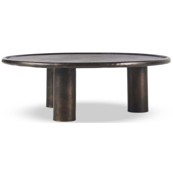 Home Fashion Cary Coffee Table Distressed Bronze By Four Hands