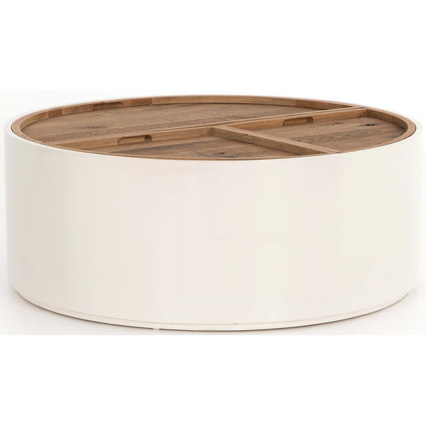 home fashion Cas Drum Coffee Table Cream by Four Hands