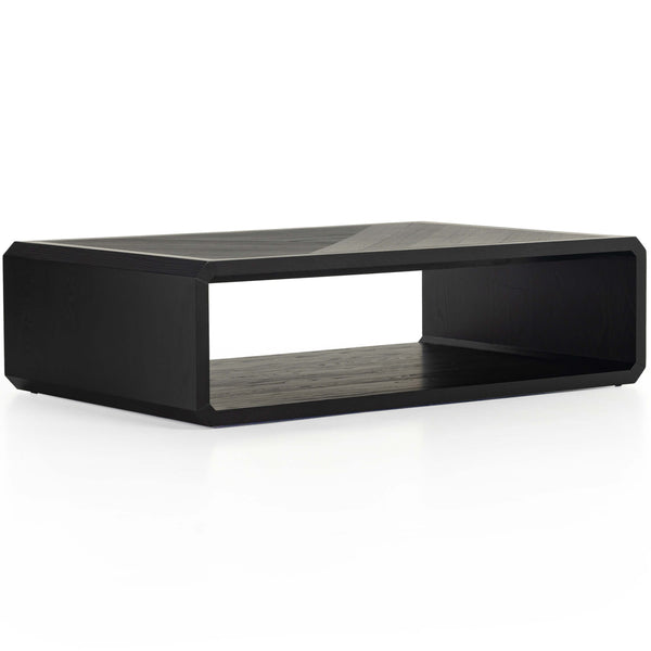 home fashion Caspian Coffee Table Black Ash by Four Hands