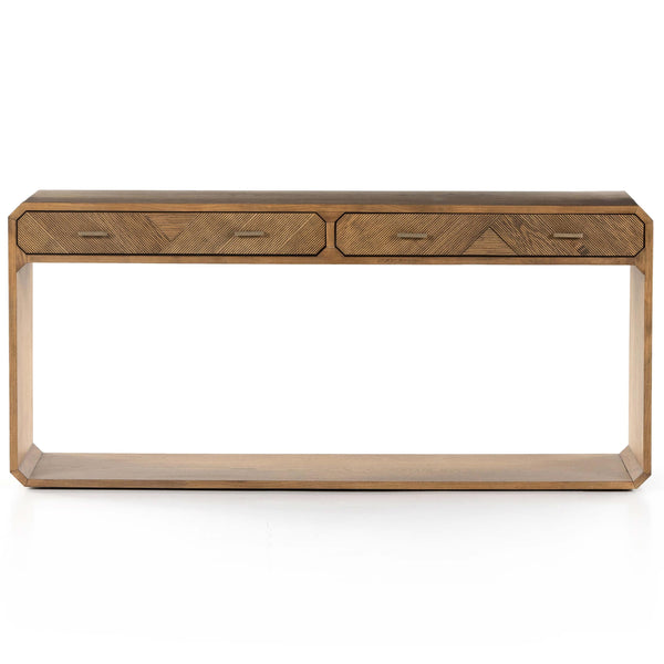 Home Fashion Caspian Console Table Natural Ash By Four Hands