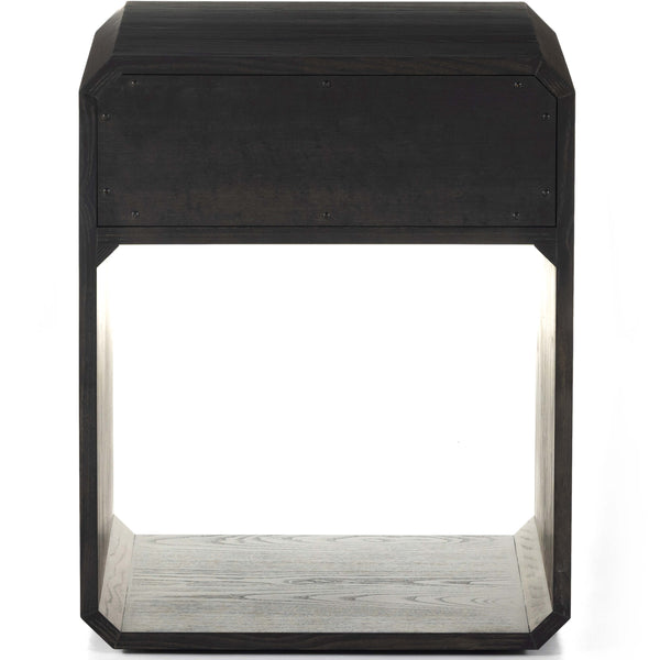 Home Fashion Caspian Nightstand Black Ash Veneer By Four Hands