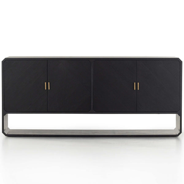 Home Fashion Caspian Sideboard Black Ash Veneer By Four Hands