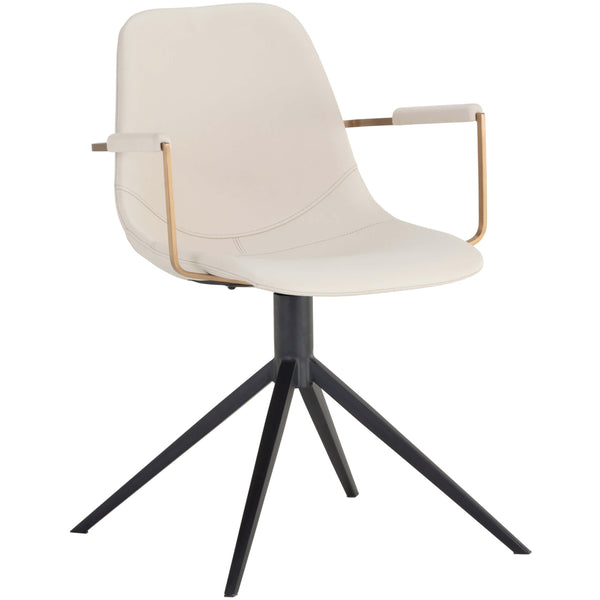 home fashion Cassius Swivel Dining Chair Dillon Cream