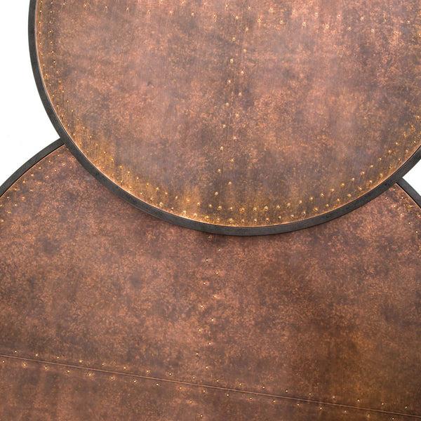 Home Fashion Catalina Nesting Coffee Table Antique Copper By Four Hands