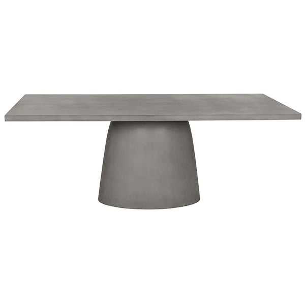 Home Fashion Cavallini Rectangular Dining Table Grey