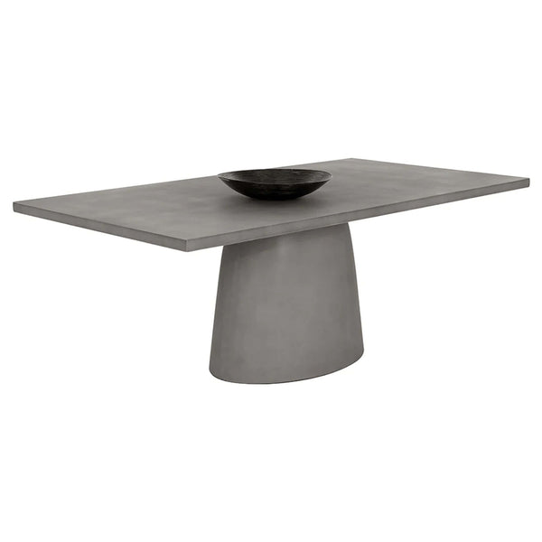 Home Fashion Cavallini Rectangular Dining Table Grey