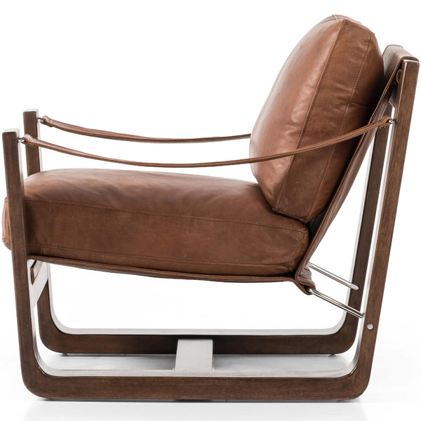 Home Fashion Cesar Leather Chair Heirloom Sienna By Four Hands