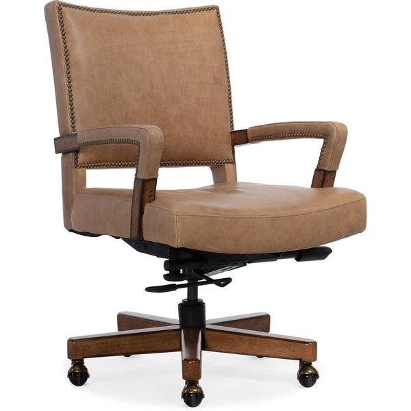 home fashion Chace Leather Executive Swivel Tilt Chair Venerando Latte