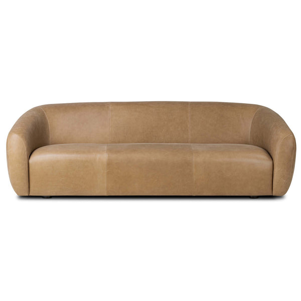 home fashion Channing Leather Sofa Palermo Drift by Four Hands