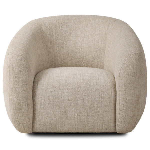 Home Fashion Channing Swivel Chair Yuma Cream By Four Hands