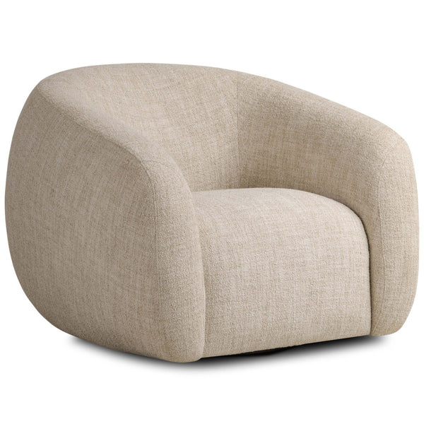home fashion Channing Swivel Chair Yuma Cream by Four Hands