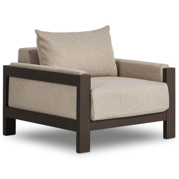 home fashion Chapman Outdoor Metal Chair Concha Fog by Four Hands