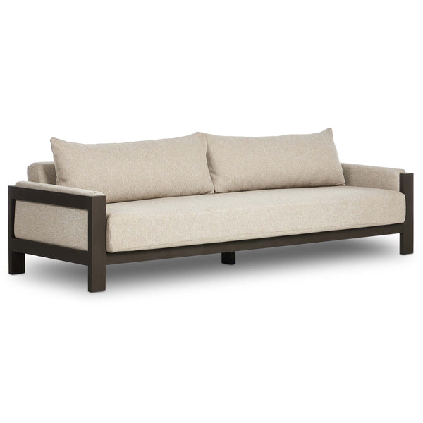 Home Fashion Chapman Outdoor Metal Sofa Concha Fog By Four Hands