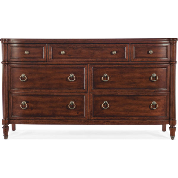 Home Fashion Charleston 7 Drawer Dresser Maraschino Cherry