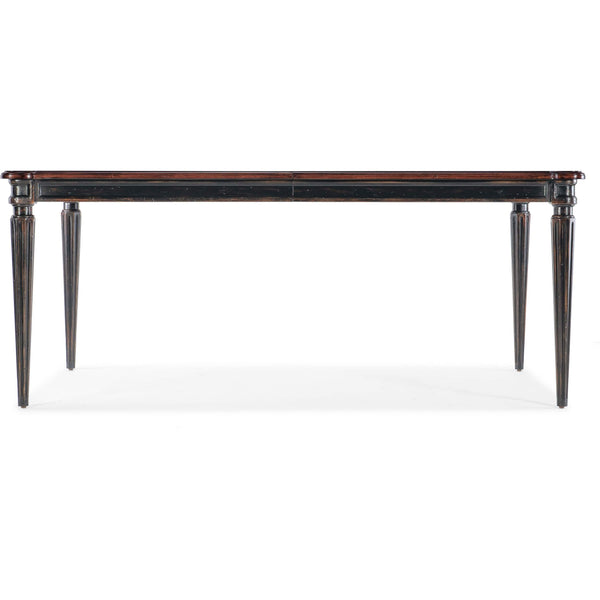 Home Fashion Charleston Rectangular Dining Table Black Cherry