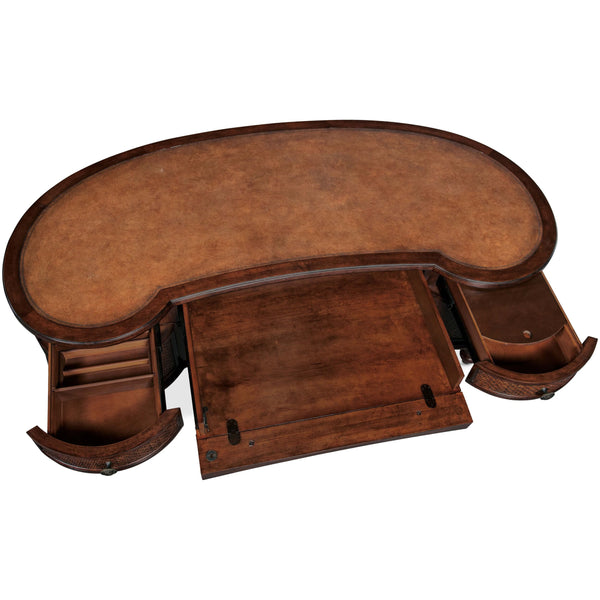 Home Fashion Charleston Writing Desk Maraschino Cherry