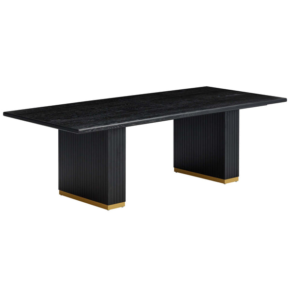 home fashion Chelsea Rectangular Dining Table Black