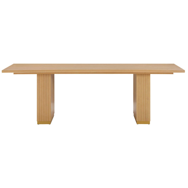 Home Fashion Chelsea Rectangular Dining Table Natural