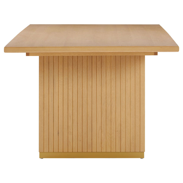 Home Fashion Chelsea Rectangular Dining Table Natural