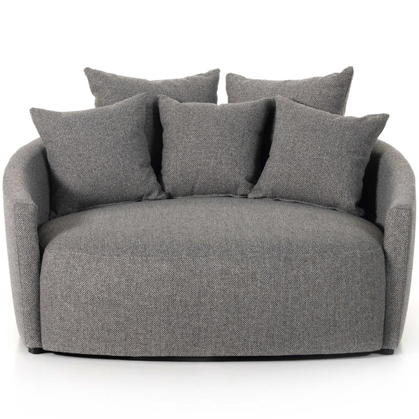 Home Fashion Chloe Media Lounger Fallon Charcoal By Four Hands