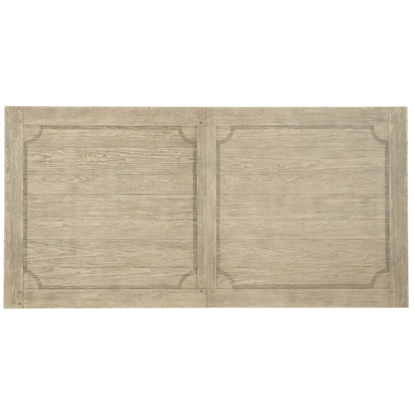 Home Fashion Ciao Bella 84" Trestle Dining Table Flaky White/Black Base