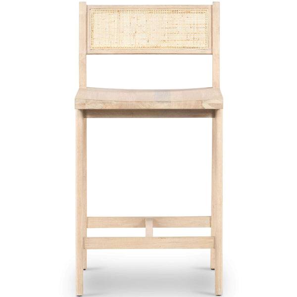 Home Fashion Clarita Bar & Counter Stool White Mango By Four Hands