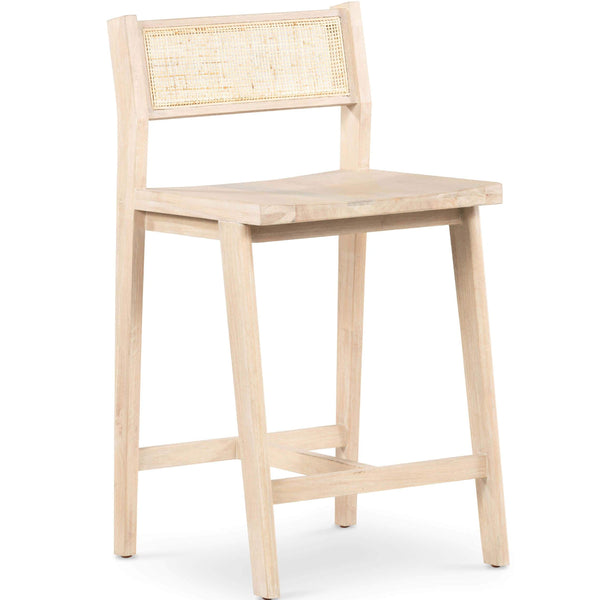 Home Fashion Clarita Bar & Counter Stool White Mango By Four Hands
