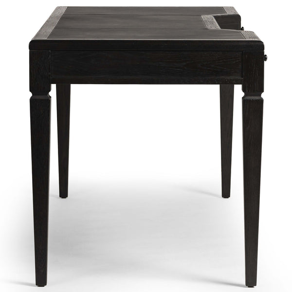 Home Fashion Claude Desk Distressed Black By Four Hands