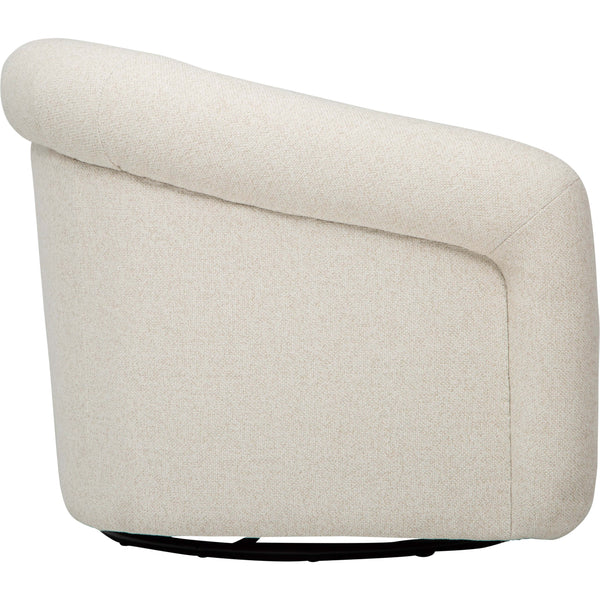 Home Fashion Clemente Swivel Chair Lila Linen By Becki Owens
