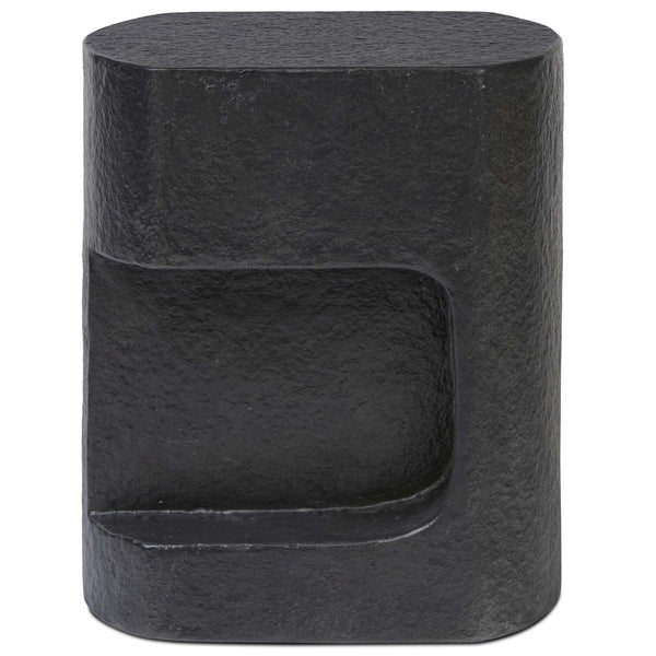 Home Fashion Clementine End Table Distressed Graphite By Four Hands