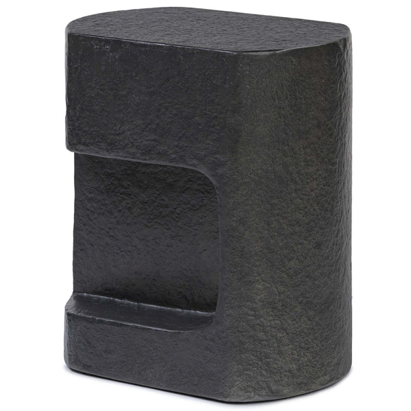 home fashion Clementine End Table Distressed Graphite by Four Hands