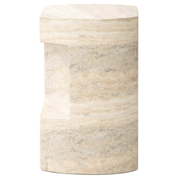 Home Fashion Clementine End Table Textured Sandy Grey By Four Hands