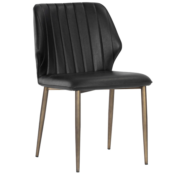 home fashion Clinton Dining Chair Bravo Black Set of 2