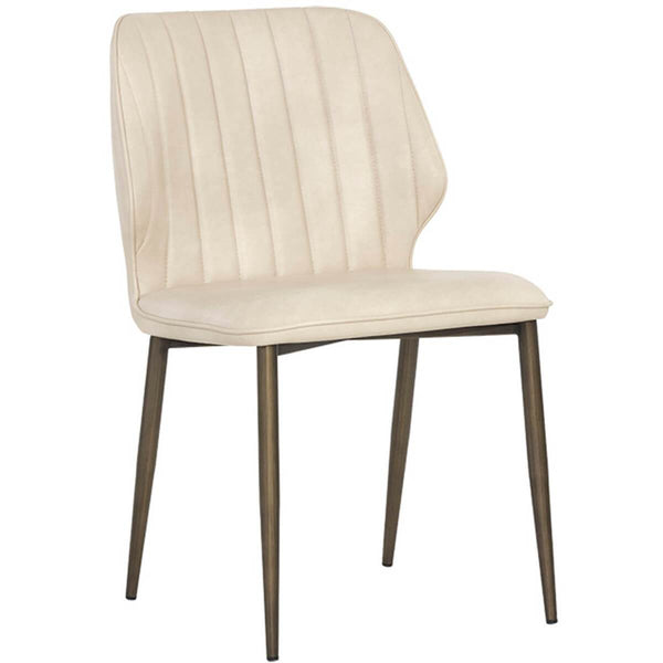 home fashion Clinton Dining Chair Bravo Cream Set of 2