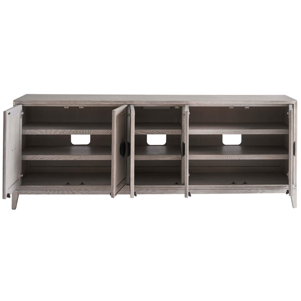 Home Fashion Coalesce Entertainment Credenza Rolling Fog