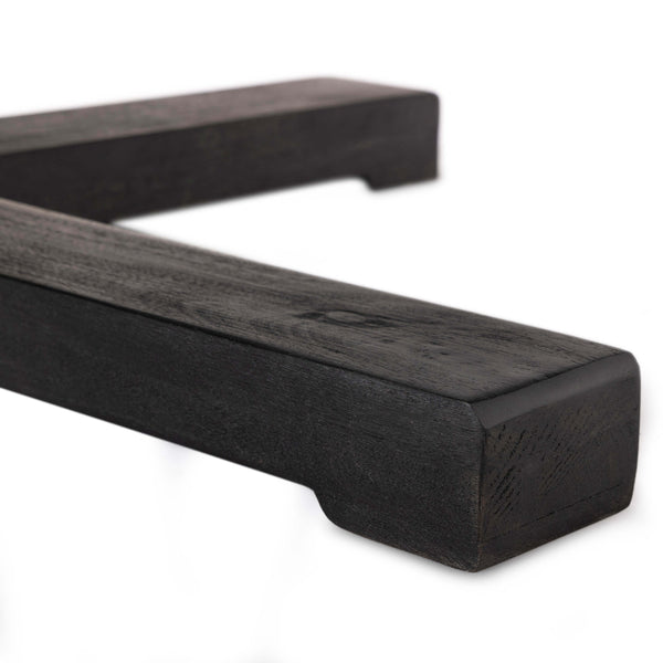 Home Fashion Cobain 60" Round Dining Table Flint Black By Four Hands