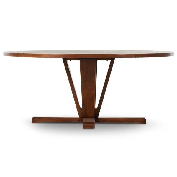 Home Fashion Cobain 72" Round Dining Table Reclaimed Mango By Four Hands