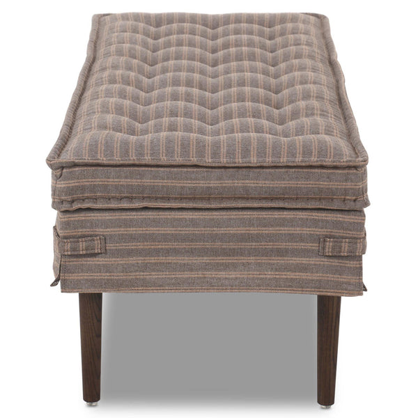 Home Fashion Cole Accent Bench Rodin Bark By Amber Lewis X Four Hands