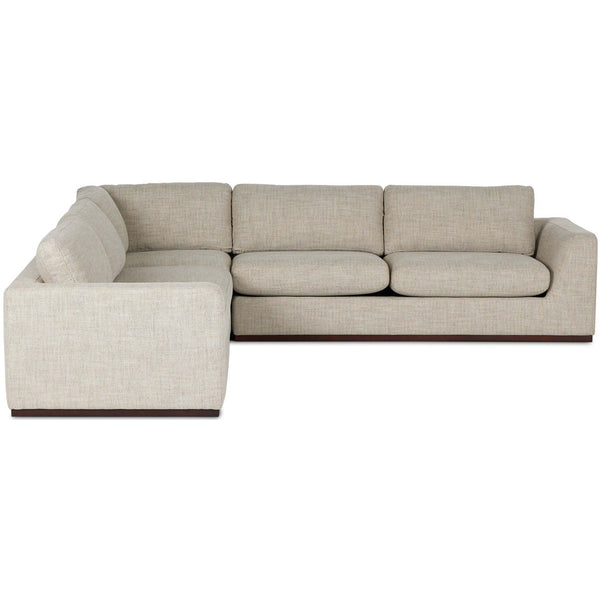Home Fashion Colt 3 Piece Sectional Canton Dove By Four Hands