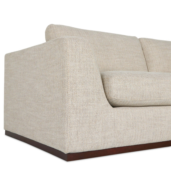 Home Fashion Colt 3 Piece Sectional Canton Dove By Four Hands