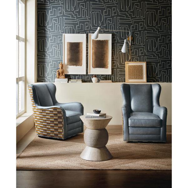 Home Fashion Commerce And Market Round Robin Accent Table