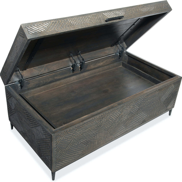 Home Fashion Commerce & Market Carved Chest Cocktail Table