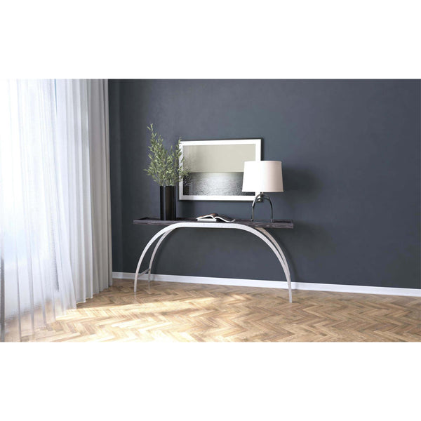 Home Fashion Commerce & Market Metal And Wood Console