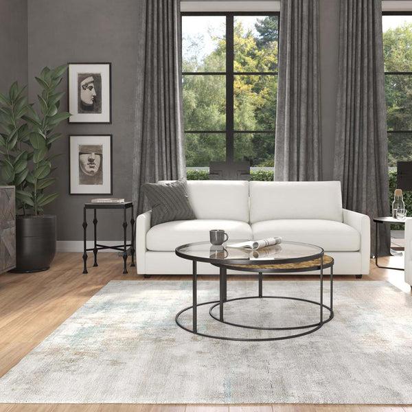 Home Fashion Commerce & Market Travertine Top Side Table