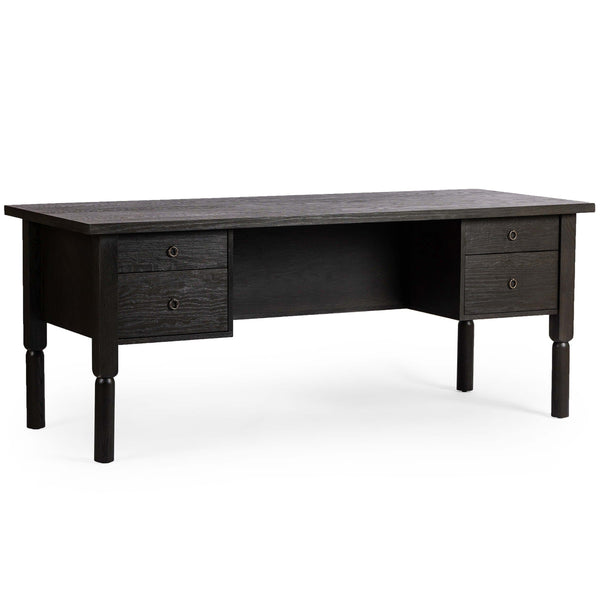 home fashion Concord Desk Charcoal Oak by Four Hands