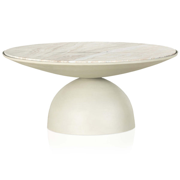 home fashion Corbett Coffee Table Matte White by Four Hands