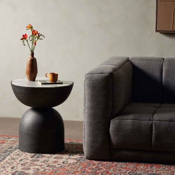 Home Fashion Corbett End Table River Grey By Four Hands