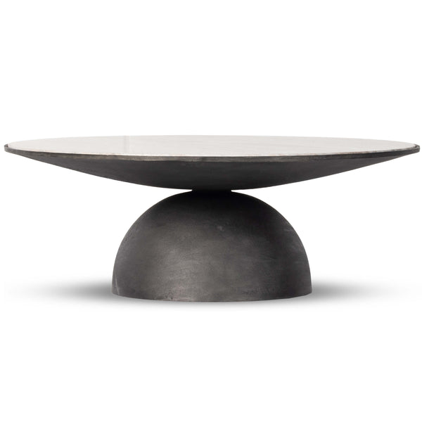 home fashion Corbett Large Coffee Table Cream Taupe by Four Hands