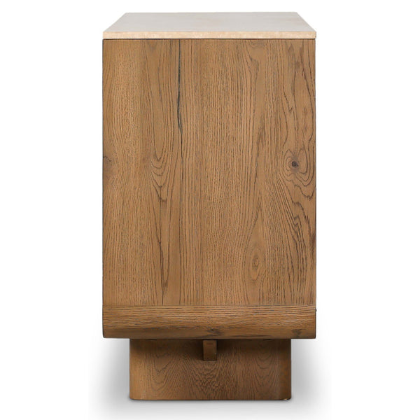 Home Fashion Coronado Sideboard Rubbed Light Oak By Four Hands